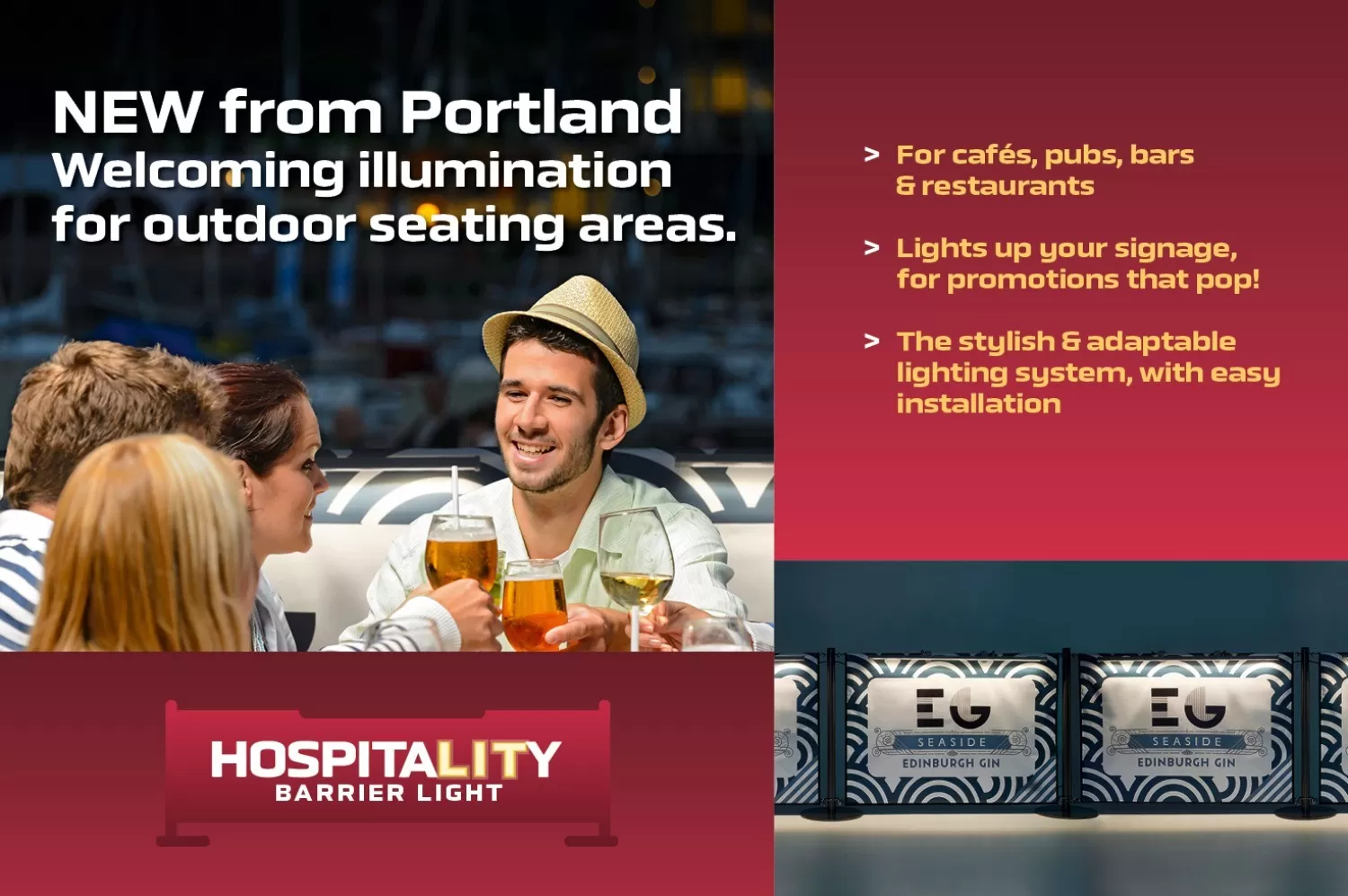 Hospitality Barrier Light | Portland Lighting