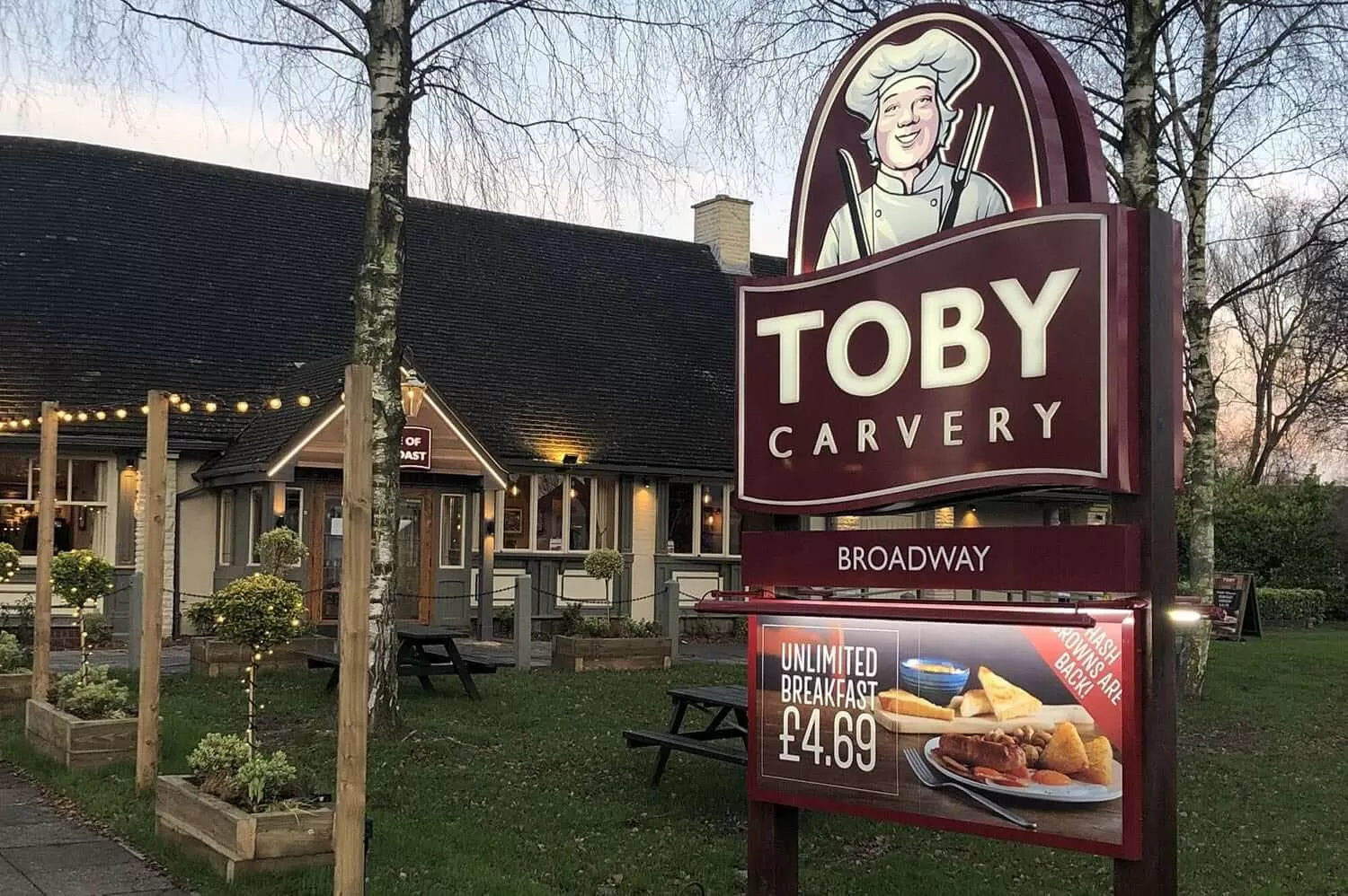 Portland Lighting Ecolux Mini Product Image Toby Carvery 2